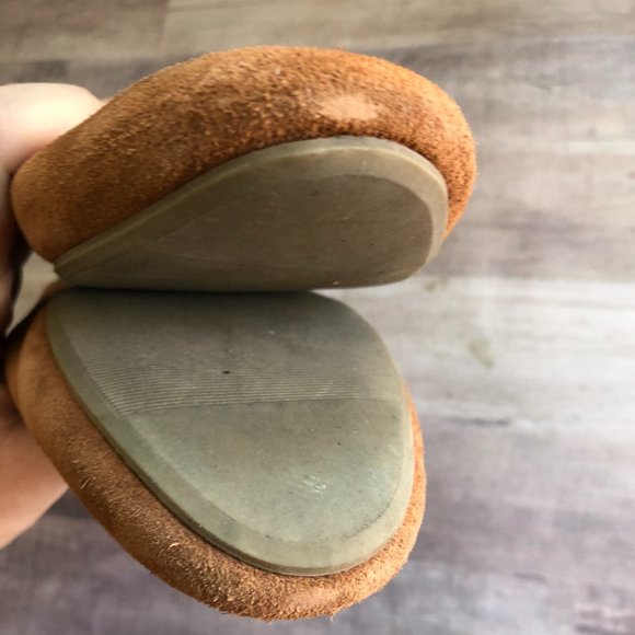 A New Day Camel Leather Moccasin Style Loafers - Picture 5 of 7